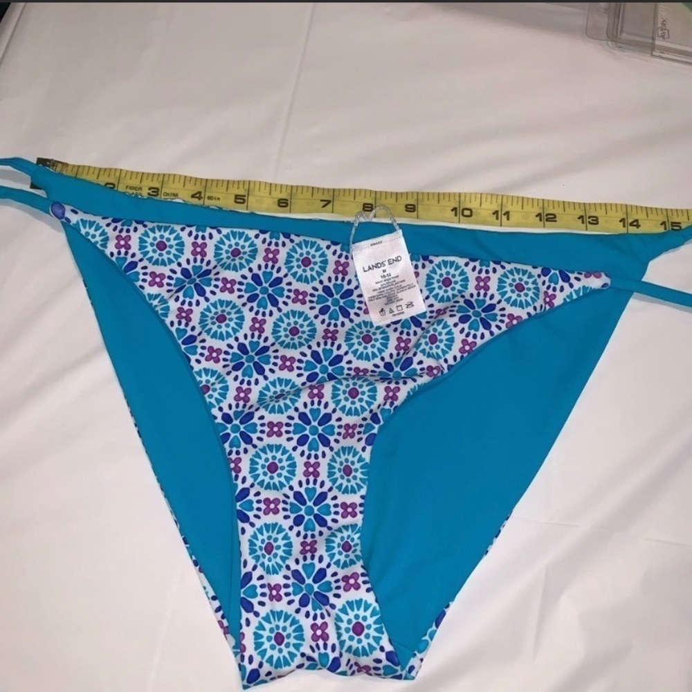 Nwot, Lands End Bikini Bottom, sz M - Picture 5 of 6